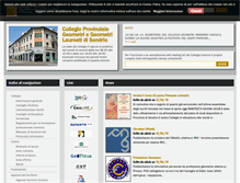 Tablet Screenshot of geometrisondrio.it